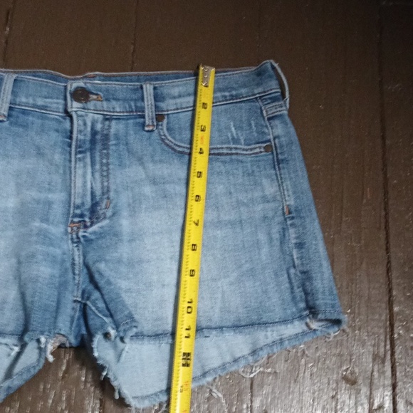 Banana Republic womens premium denim shorts 27s 27 blue Jean shorts 93% cotton - Picture 8 of 8